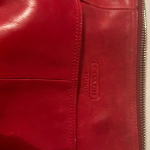 Red Coach Purse